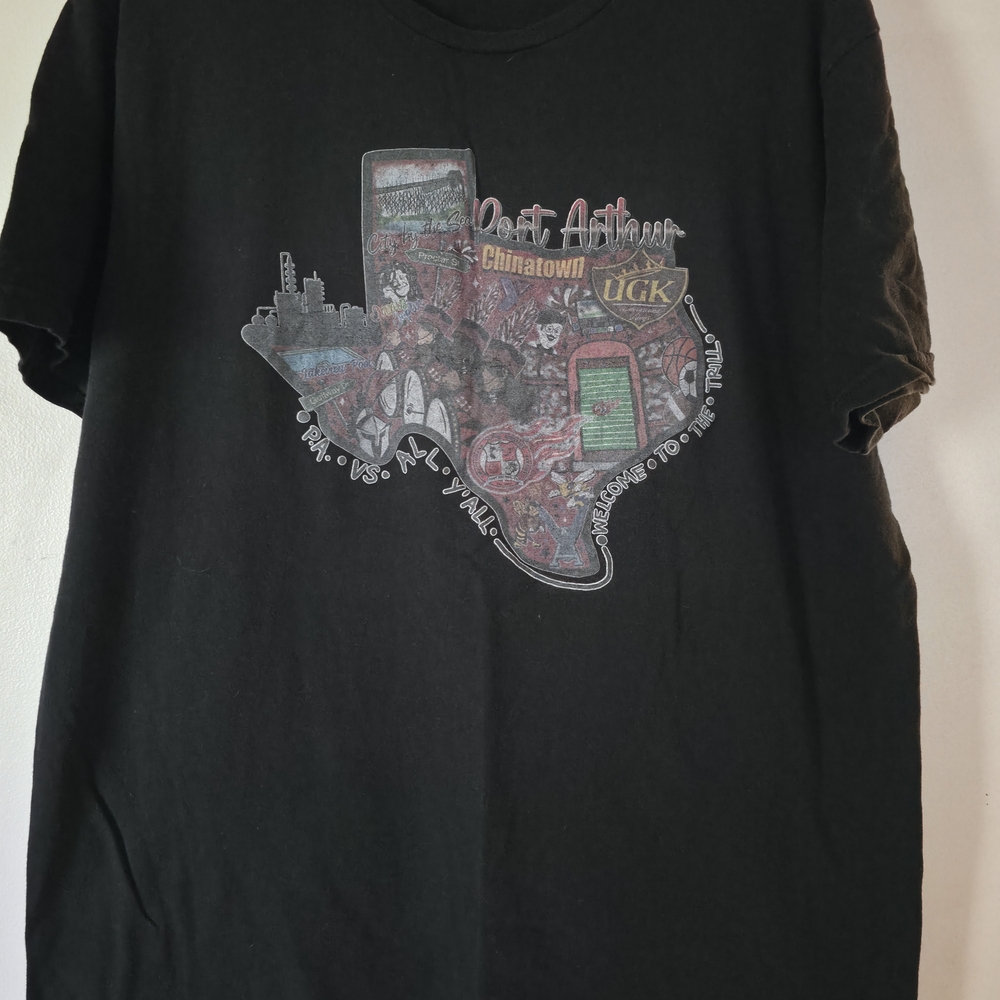 GK Black Texas Graphic Tee